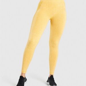 Gymshark Flex High Waisted Yellow Marl Women's Leggings